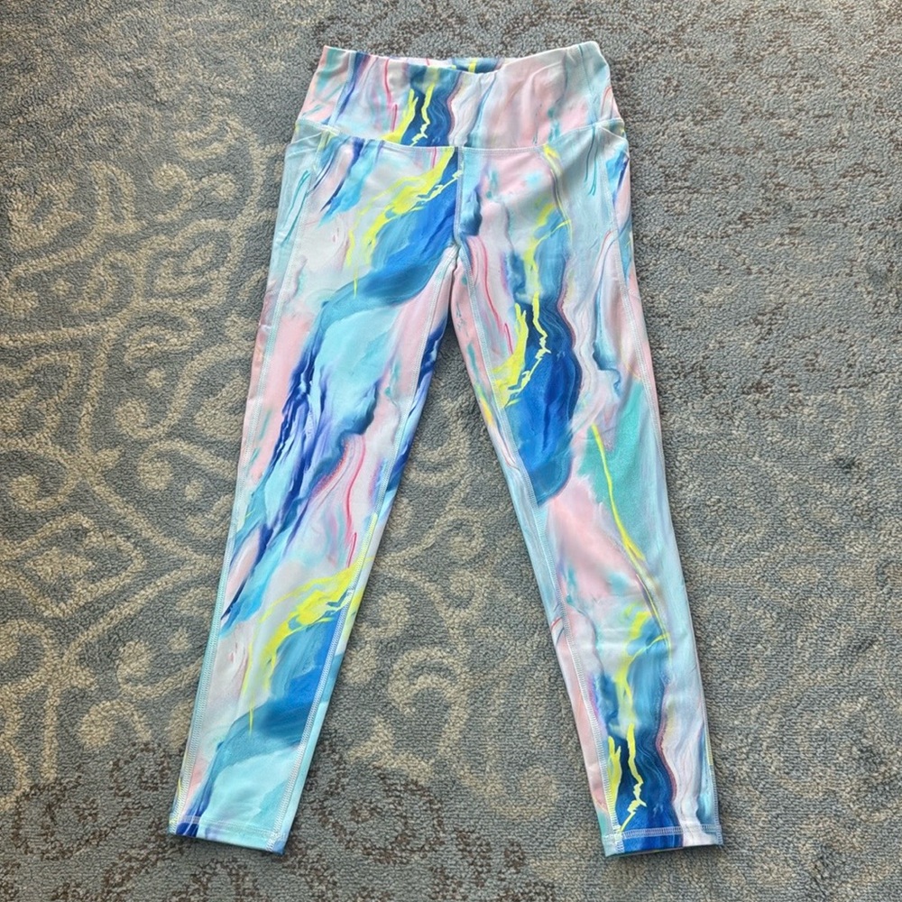 DSG Momentum 7/8 High Rise Leggings Graffiti Strokes Small